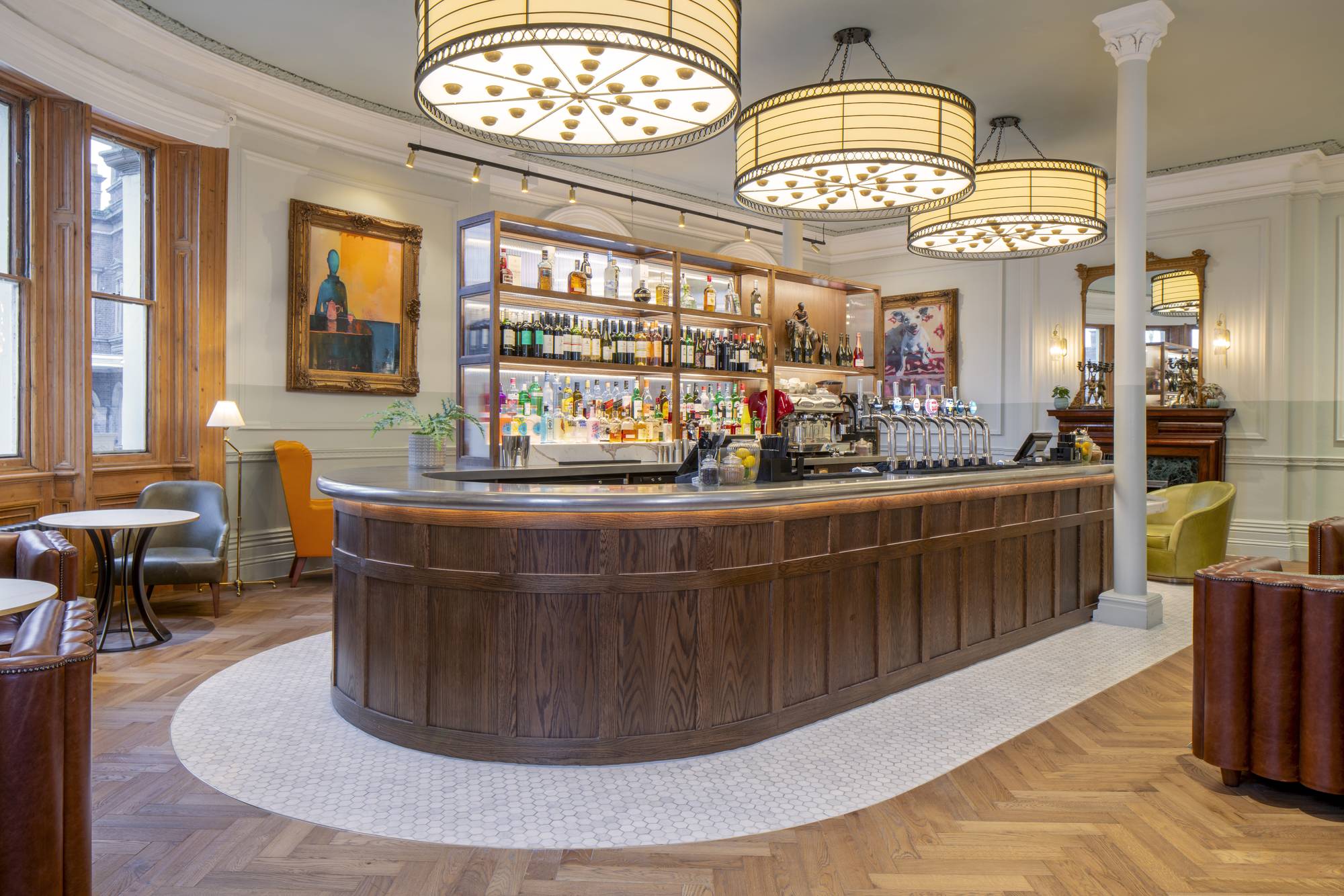 The Queen at Chester Hotel, Handwritten Collection — Bar Area
